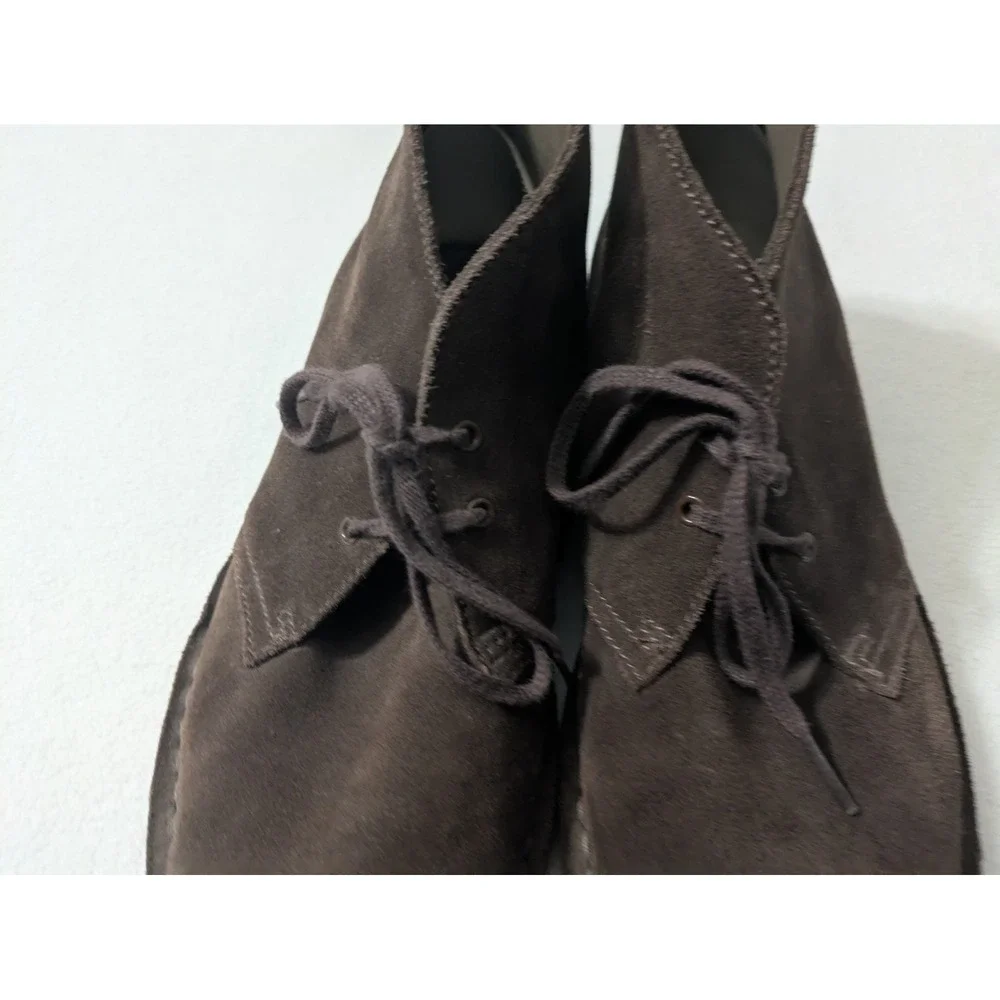 Clarks Originals Desert Boot Men's Brown Suede Chukka Boots Size 10M Ankle Laces